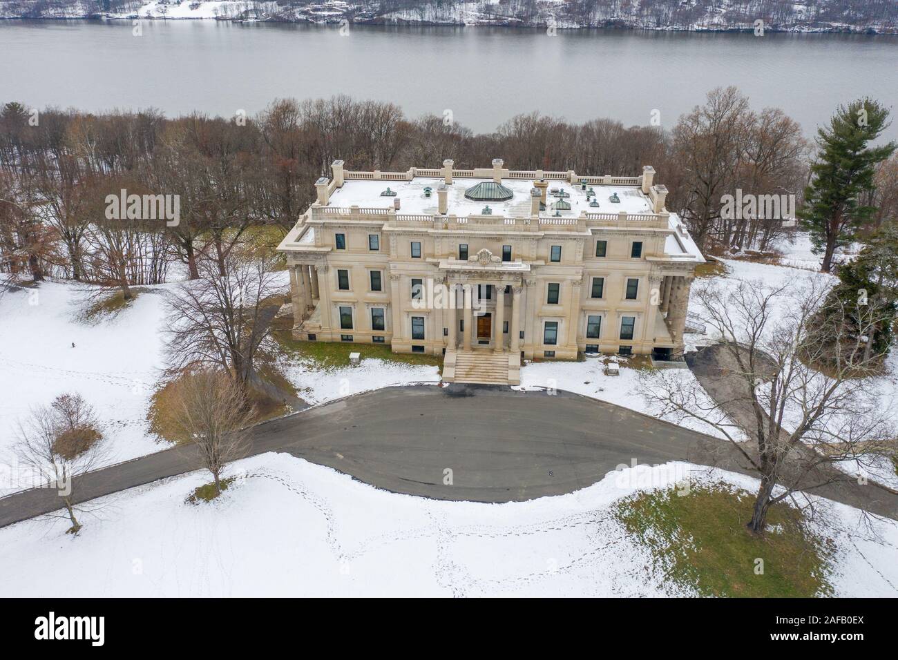Vanderbilt Mansion National Historic Site, Hyde Park, NY, USA Stock Photo