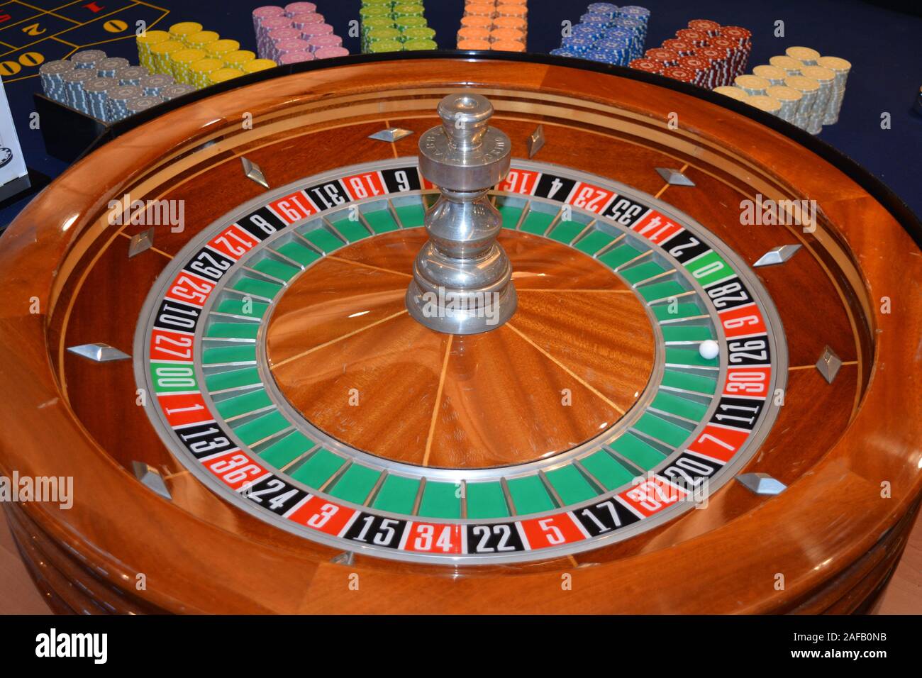 Roulette Wheel Stock Photo