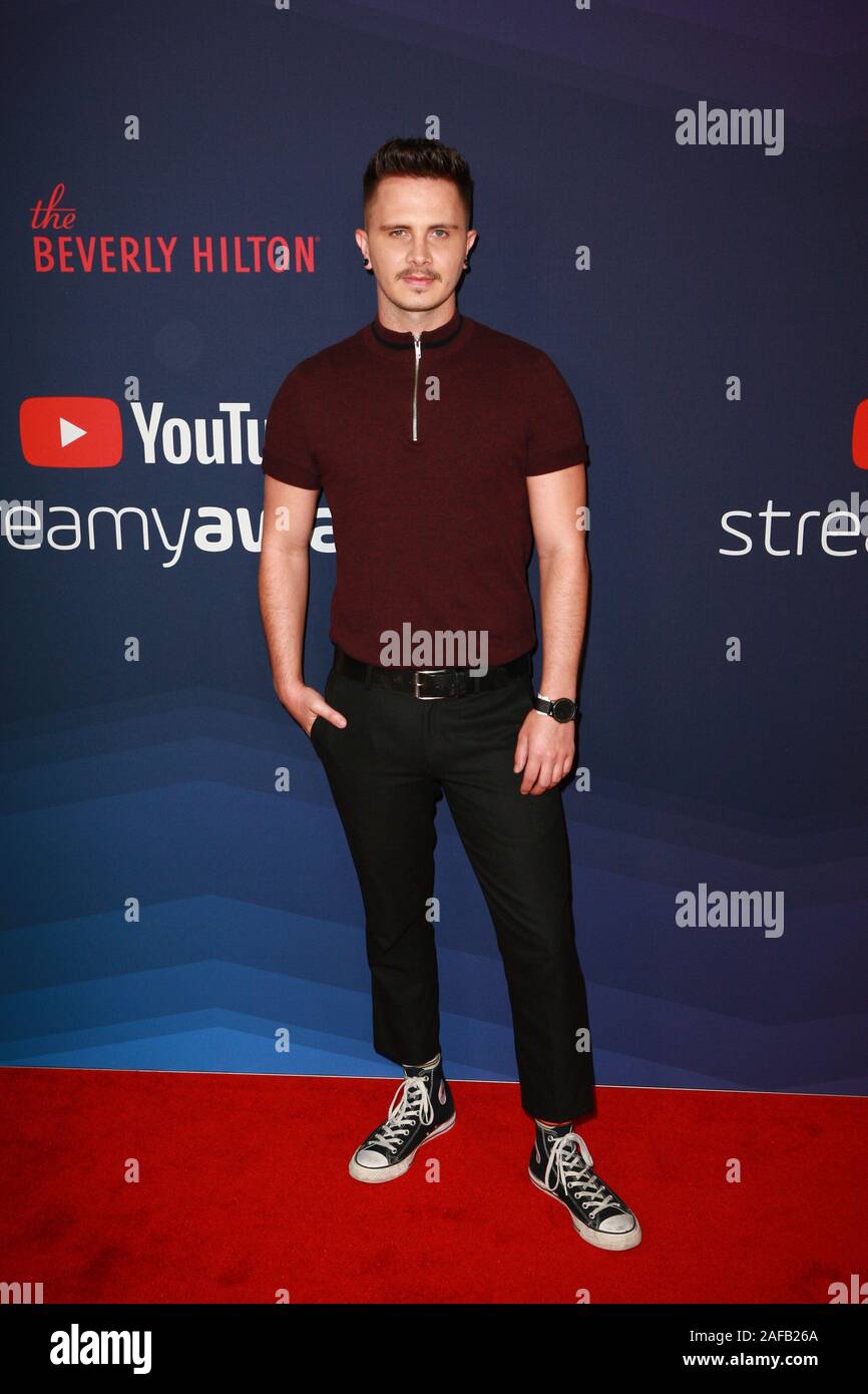 Beverly Hills, Ca., USA.  13th Dec, 2019. Bridger Clements at the 9th Annual Streamy Awards at The Beverly Hilton Hotel in Beverly Hills, California on December 13, 2019. Credit: Tony Forte/Media Punch/Alamy Live News Stock Photo