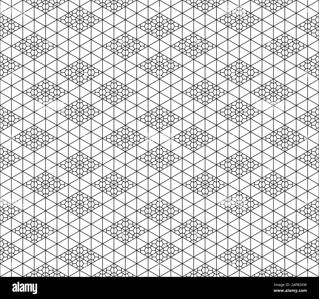 Japanese seamless geometric pattern.For design template,textile,fabric