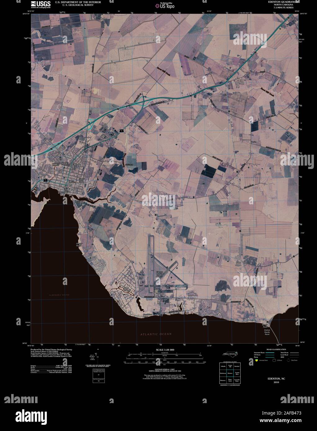 Map of edenton hires stock photography and images Alamy