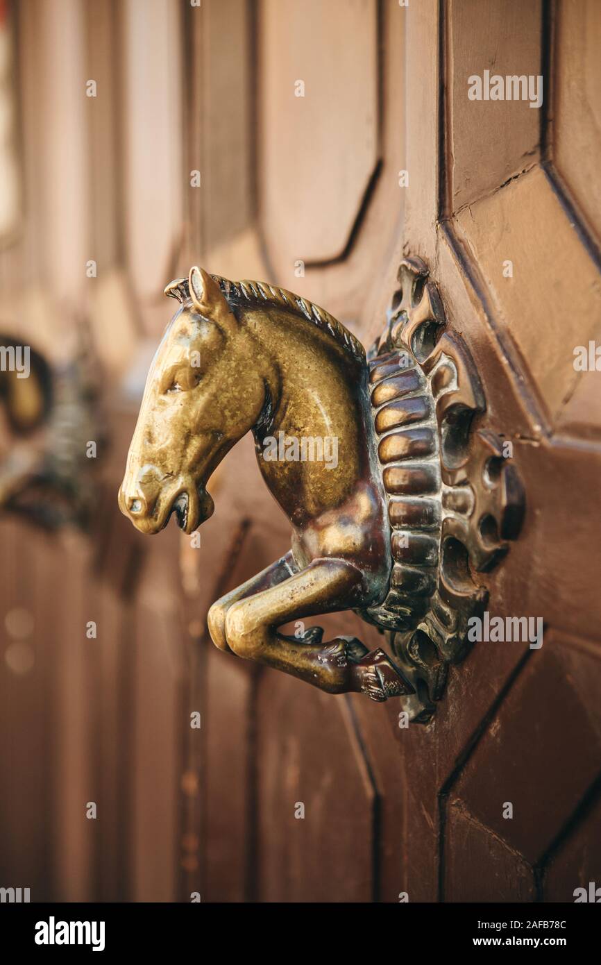 Horse house knocker hi-res stock photography and images - Alamy