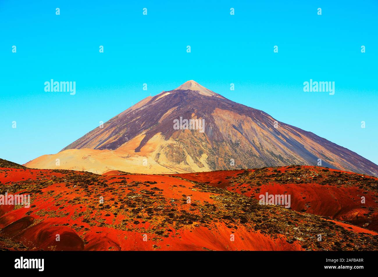 Aguamansa   am Morgen   Atmosphäre   atmosphärisch   Attraktion   Berg   blauer Himmel   España   Europa   Islas Canarias   Kanaren   Kanarische Insel Stock Photo