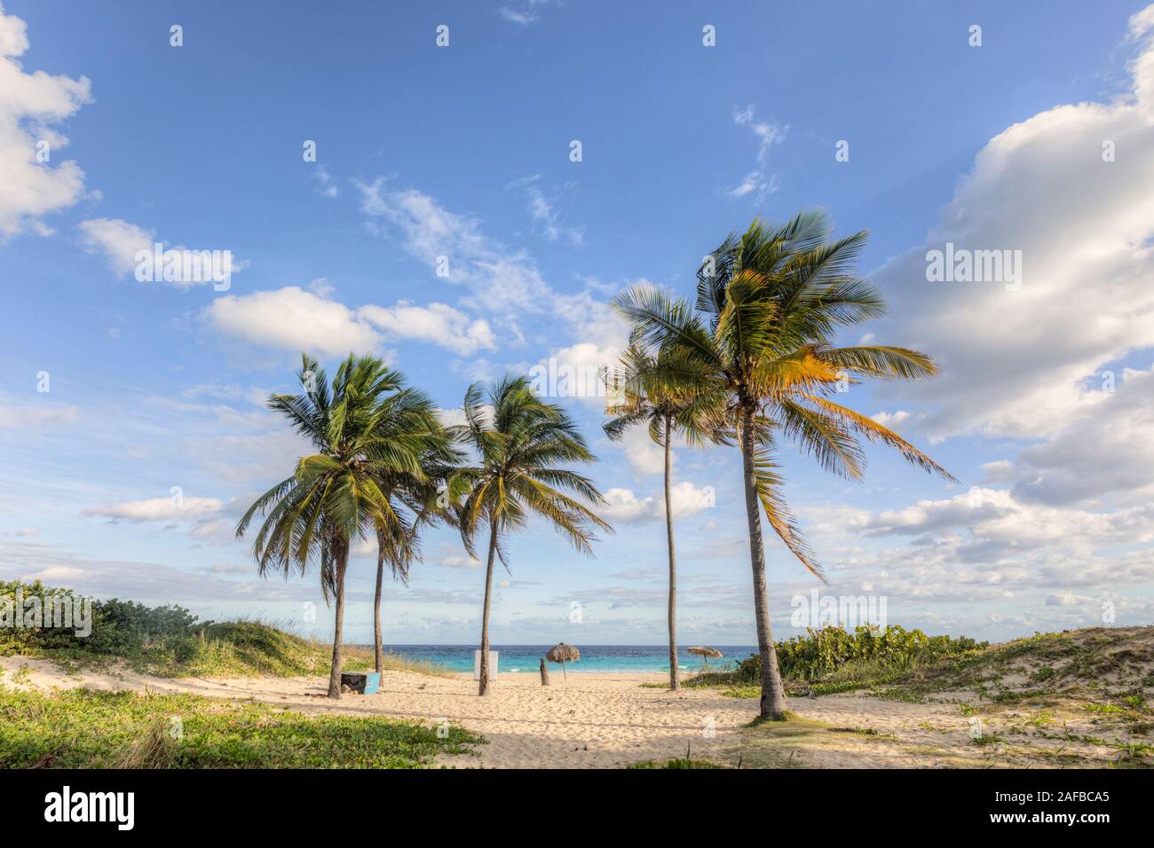 Playa Megano, Playas del Este, Havana, Cuba, North America Stock Photo