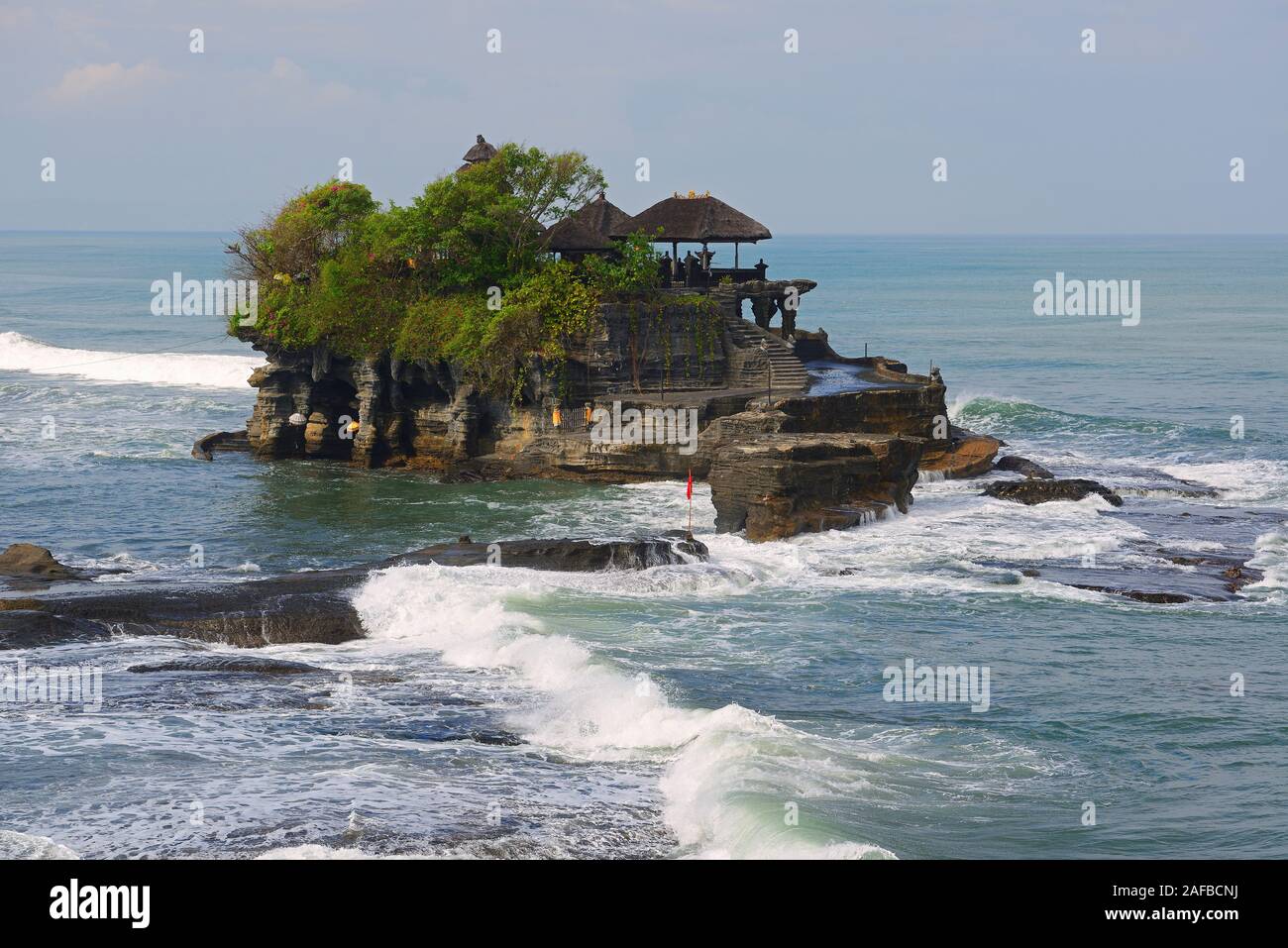 Meerestempel Pura Tanah Lot, Bali, Indonesien Stock Photo