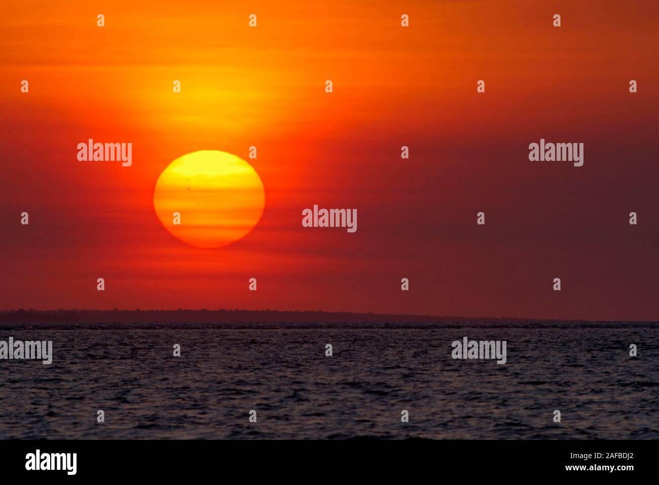 Sonnenuntergang - Australien Stock Photo