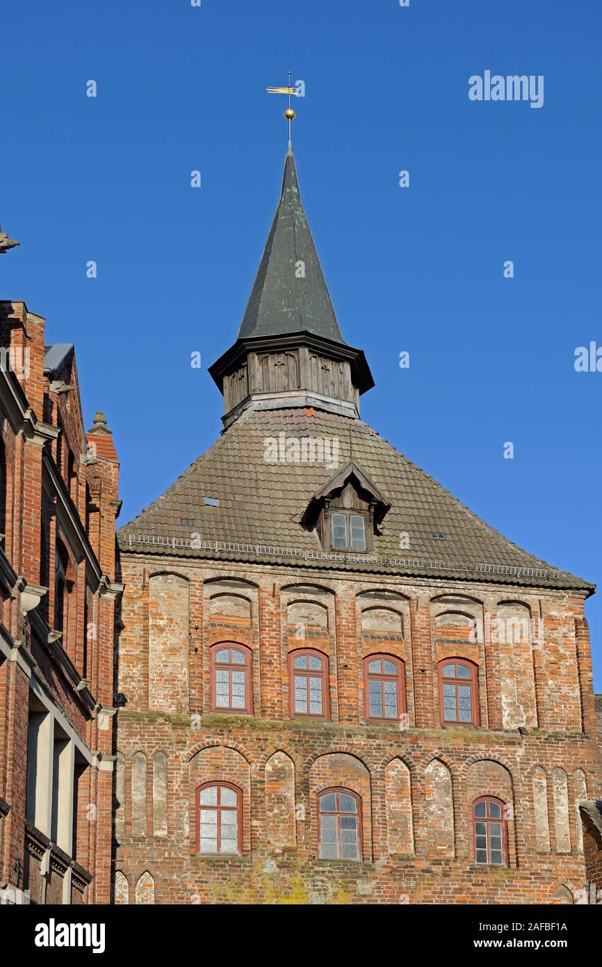 Kuetertor in der Stadtmauer in der Altstadt,  Stralsund , Unesco Weltkulturerbe, Mecklenburg Vorpommern, Deutschland, Europa , oeffentlicher Grund Stock Photo