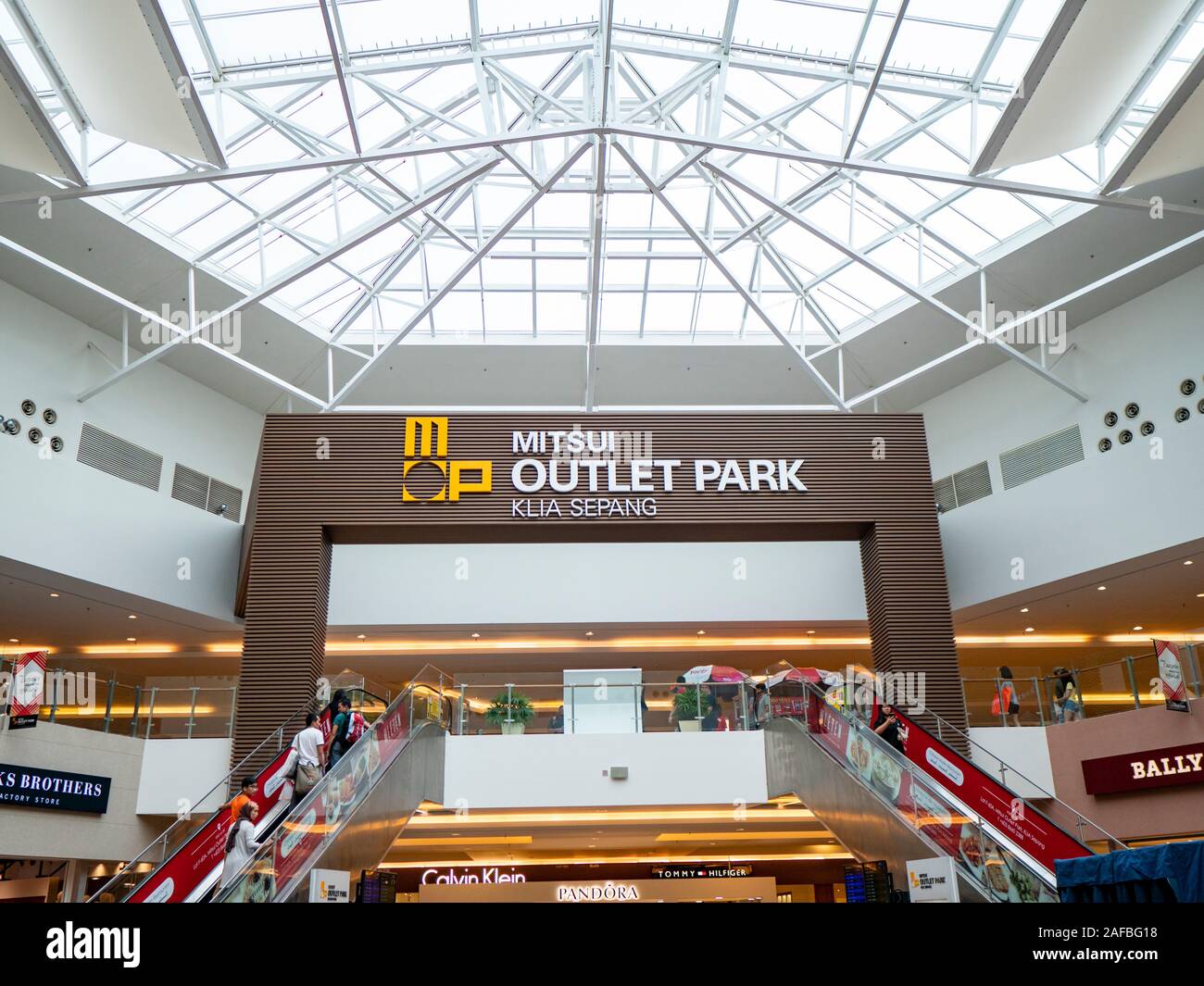 Mitsui center , Kuala Lumpur , Malaysia November 2019 Mitsui outlet park modern shopping