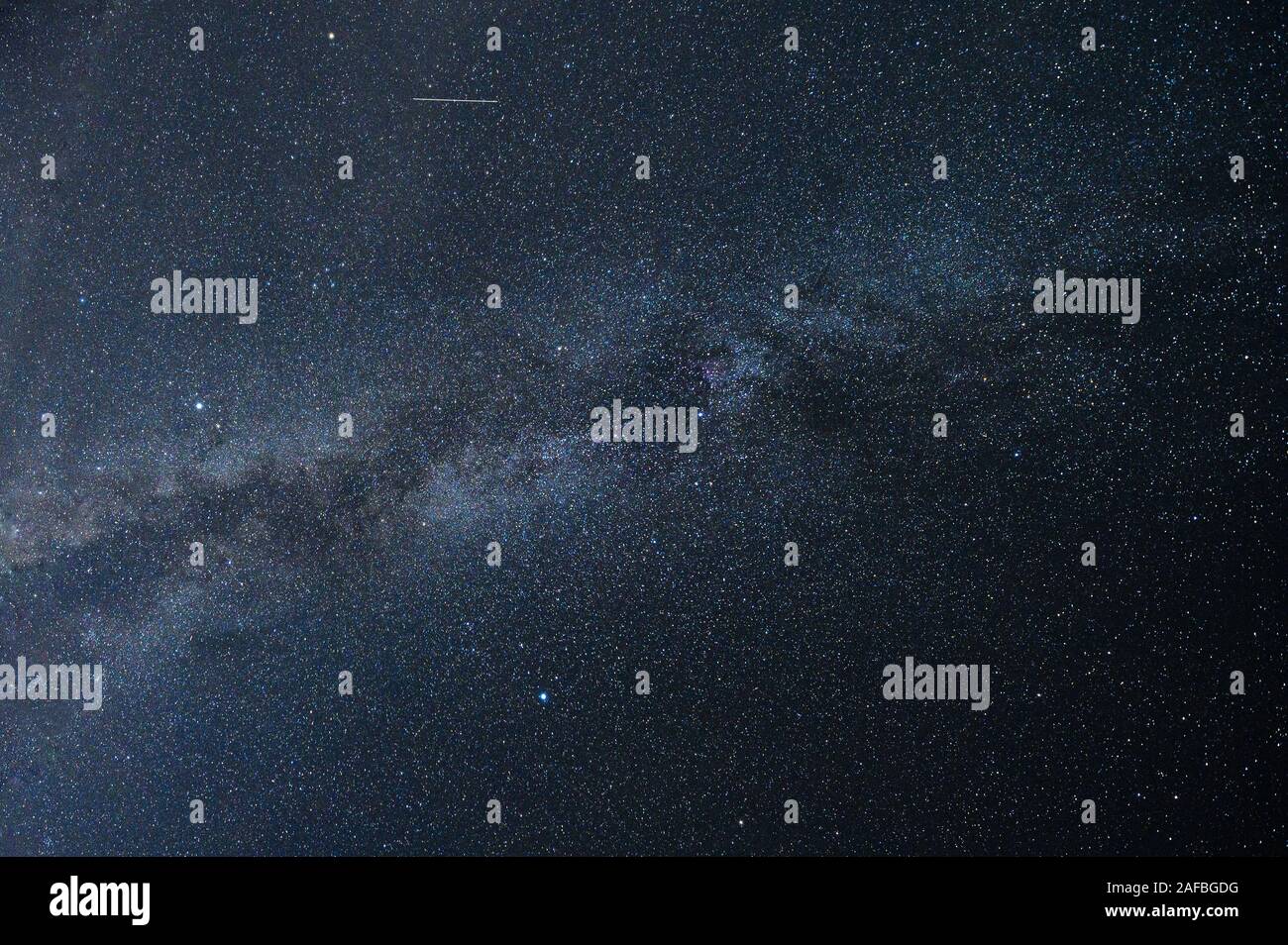 Milky way galaxy with starry in the night sky background Stock Photo ...