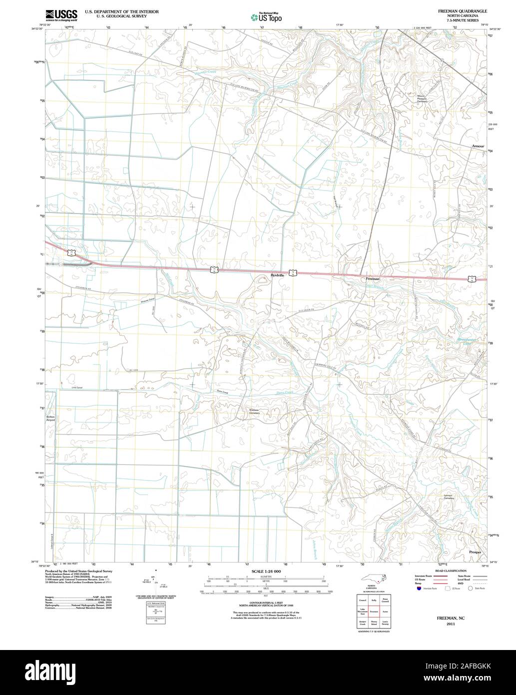 Map of freeman hires stock photography and images Alamy