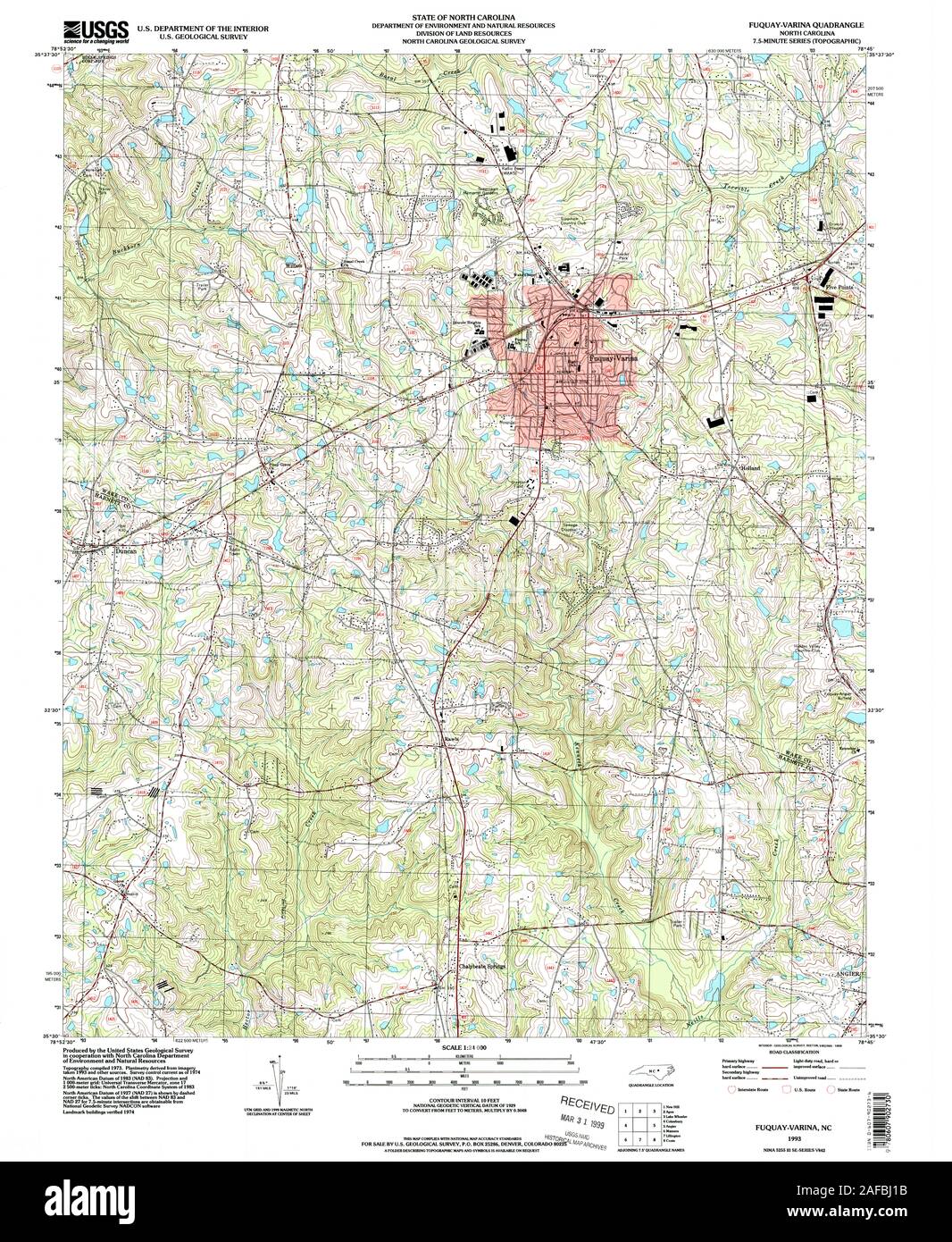 Fuquay Varina Hi Res Stock Photography And Images Alamy Usgs Topo Map North Carolina Nc Fuquay Varina 162051 1993 24000 Restoration 2AFBJ1B 