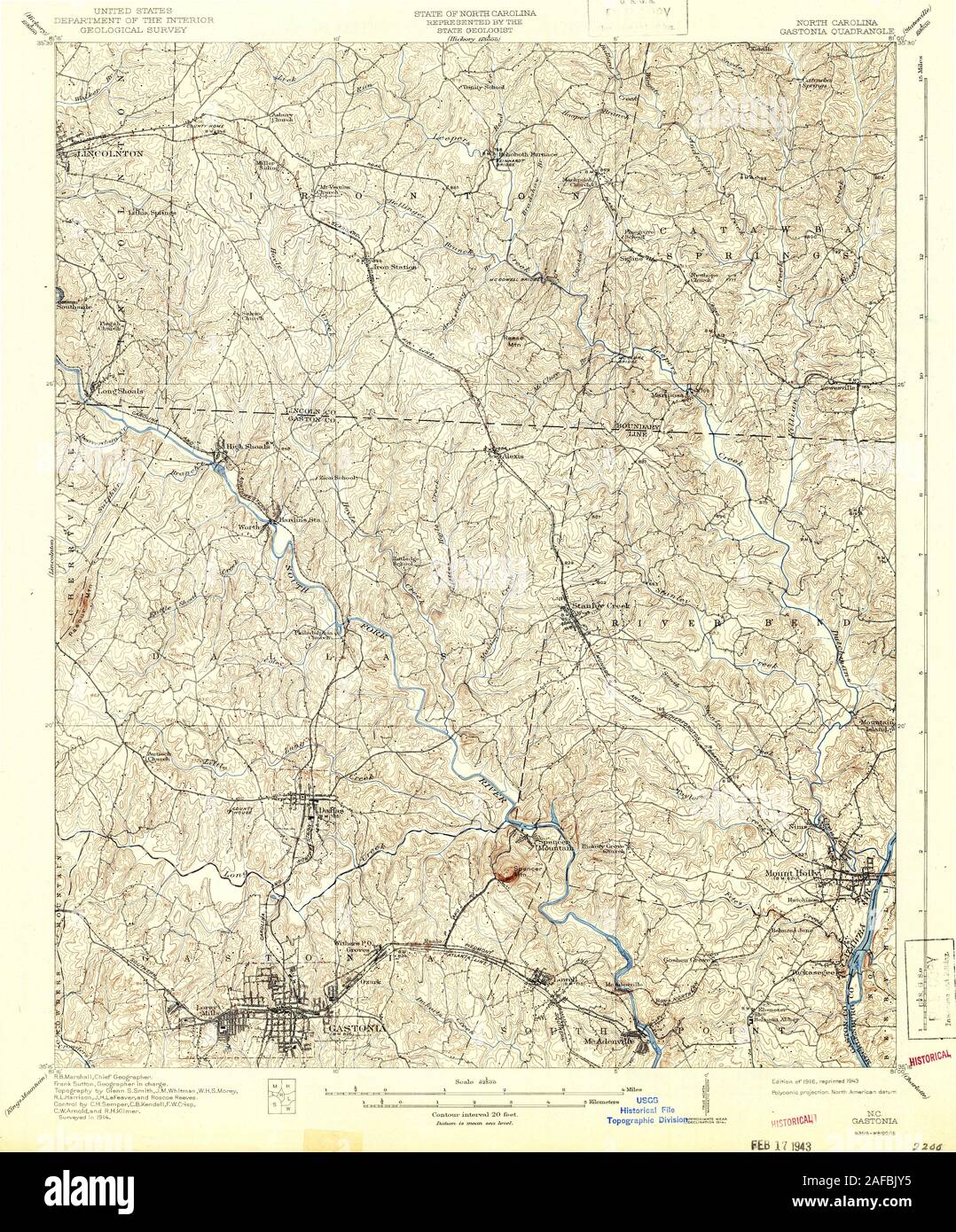 Map Of Gastonia Nc Gastonia North Carolina Map 1916 1 62500 United States Of America By Timeless Maps Data U S Geological Survey Stock Photo Alamy