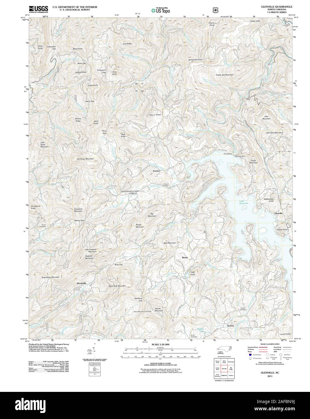 Map of glenville hires stock photography and images Alamy