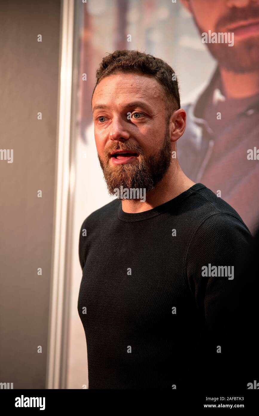 Madrid, Spain. 14th Dec, 2019. Heroes Comic-Con Madrid: Heroes Comic-Con the biggest pop culture event of Madrid. Questions and answers to the actor ROSS MARQUAND. Madrid, Spain. Credit: EnriquePSans/Alamy Live News Stock Photo