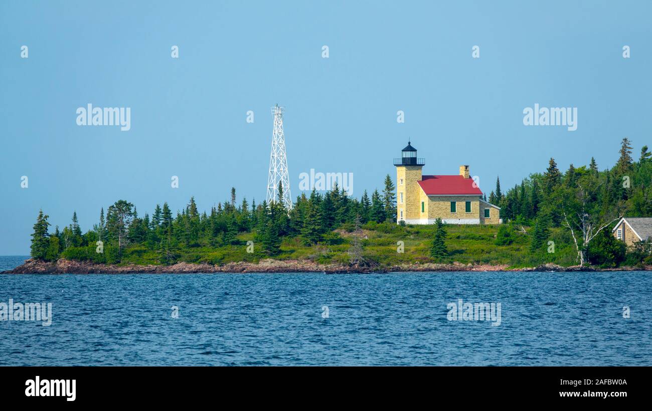The Copper Harbor Light is a lighthouse located in the harbor of Copper Harbor, Michigan USA on