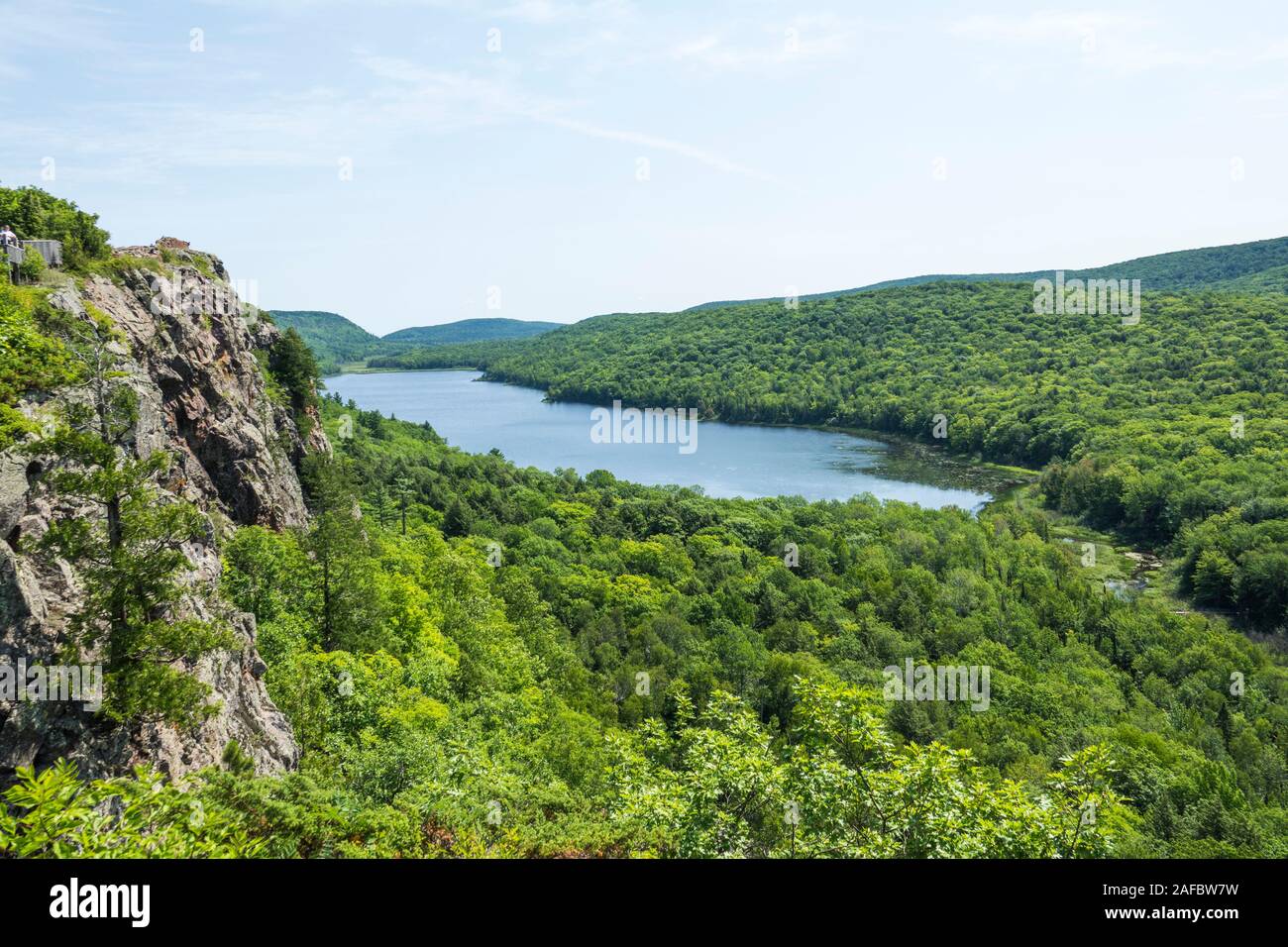 Lake of the clouds Porcupine Mountains Wilderness State Park michigan
