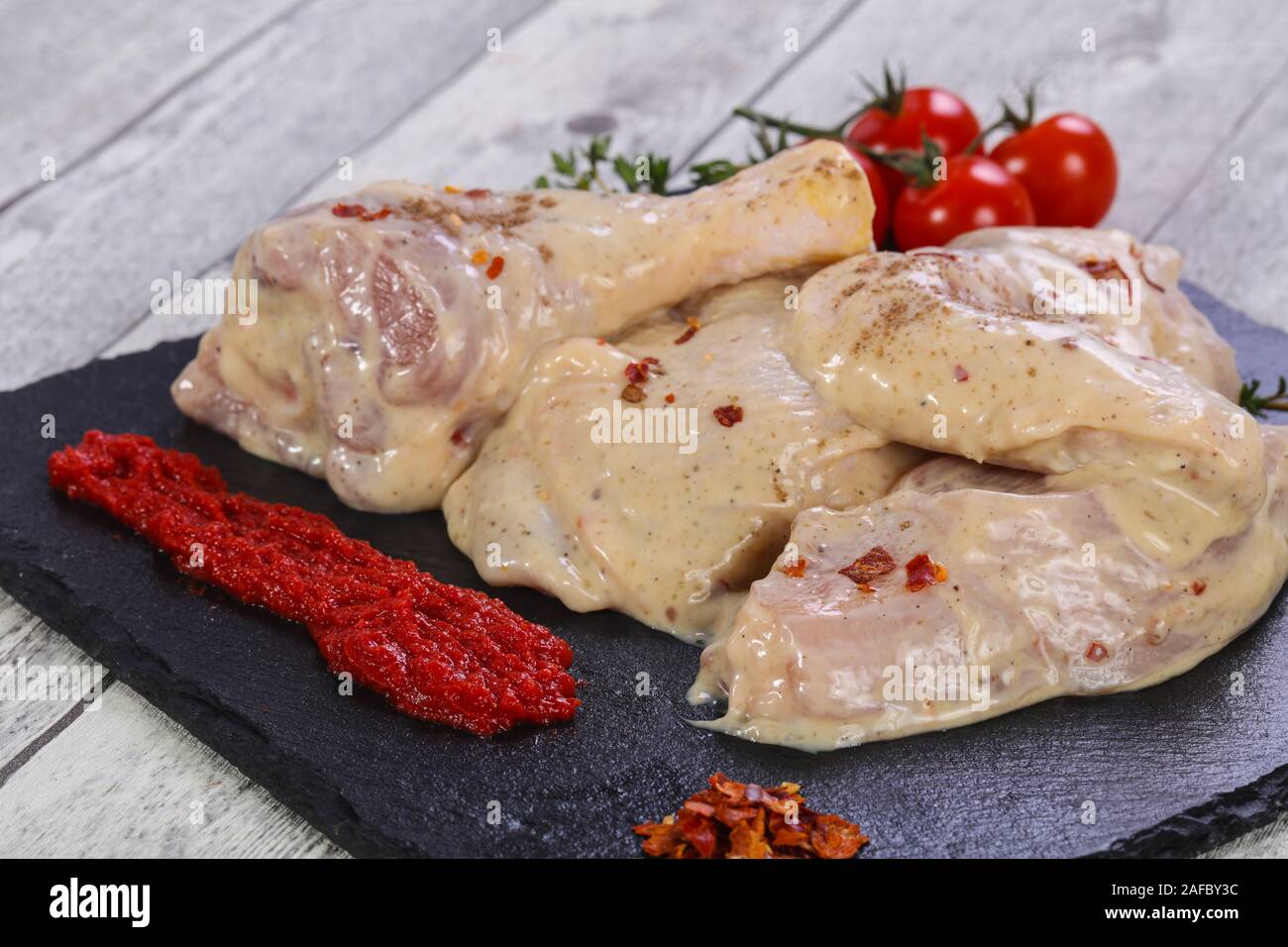 Chicken roasted parts hires stock photography and images Alamy
