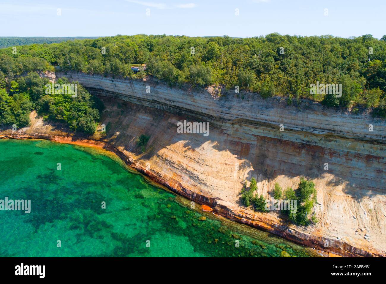 Miners Castle on Lake Superior Pictured Rocks National Lakeshore michigan upper peninsula on