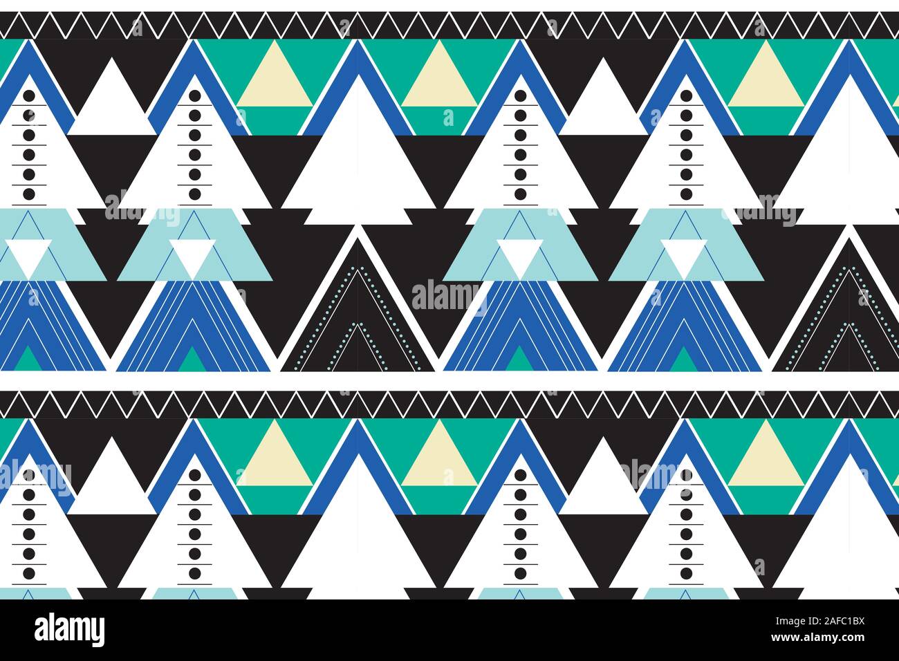 pastel colors vector seamless pattern with triangles. Geometric mosaic ...