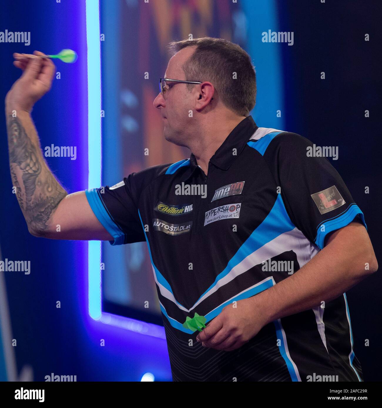 Londen, UK. 14th Dec, 2019. LONDEN, 14-12-2019, Zoran Lerchbacher during the William Hill, World Championship Darts, PDC. Credit: Pro Shots/Alamy Live Stock Photo - Alamy