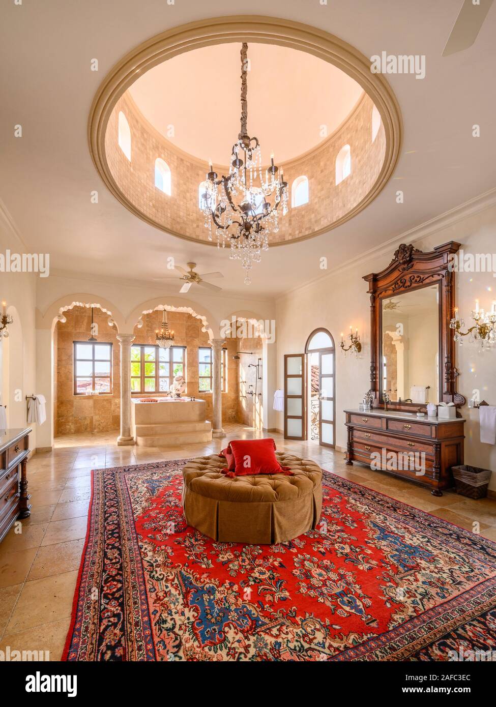 Elizabeth Taylor Suite bathroom at Casa Kimberly, Puerto Vallarta