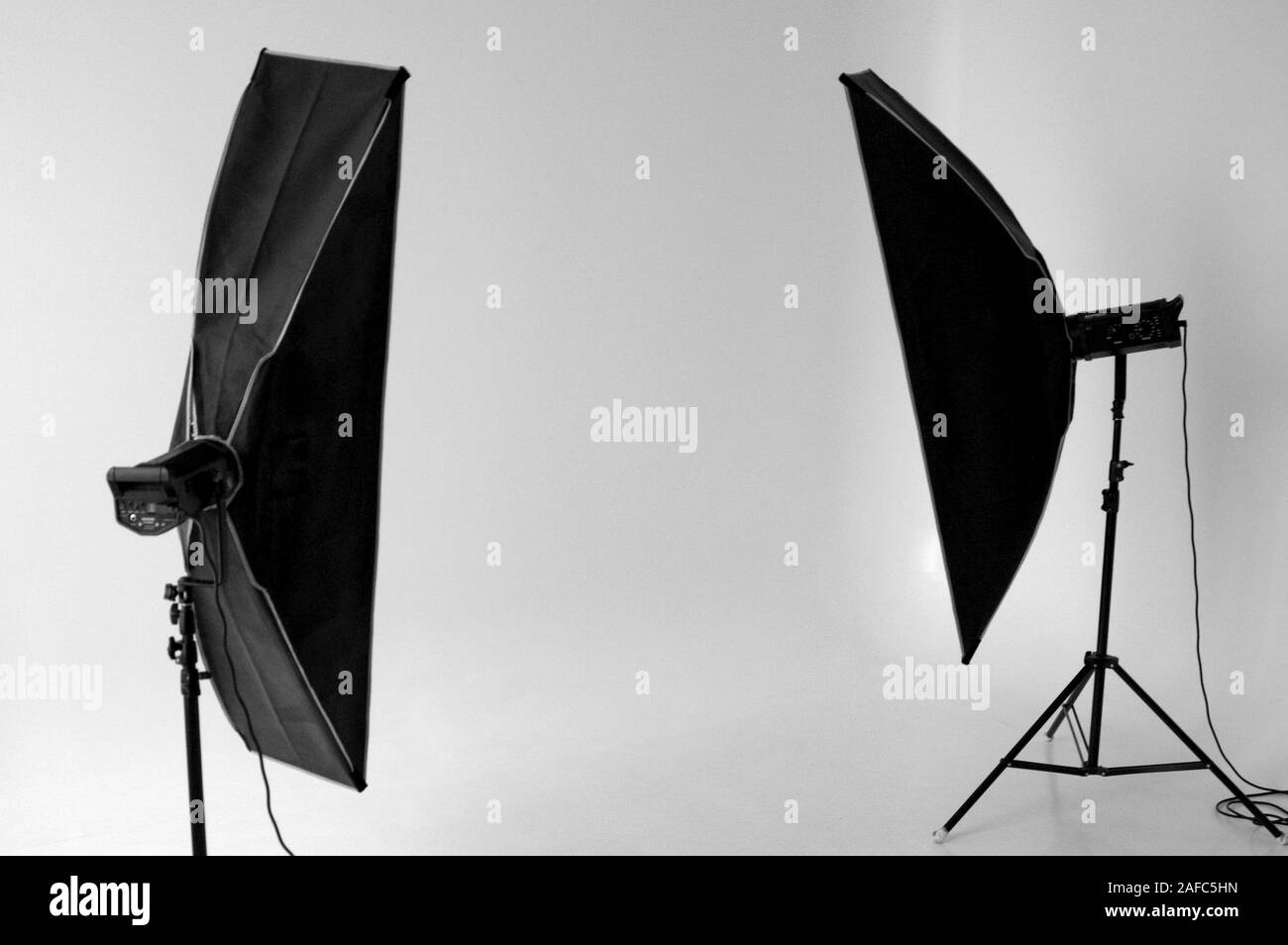 Professional photo studio with lighting equipment Stock Photo Alamy