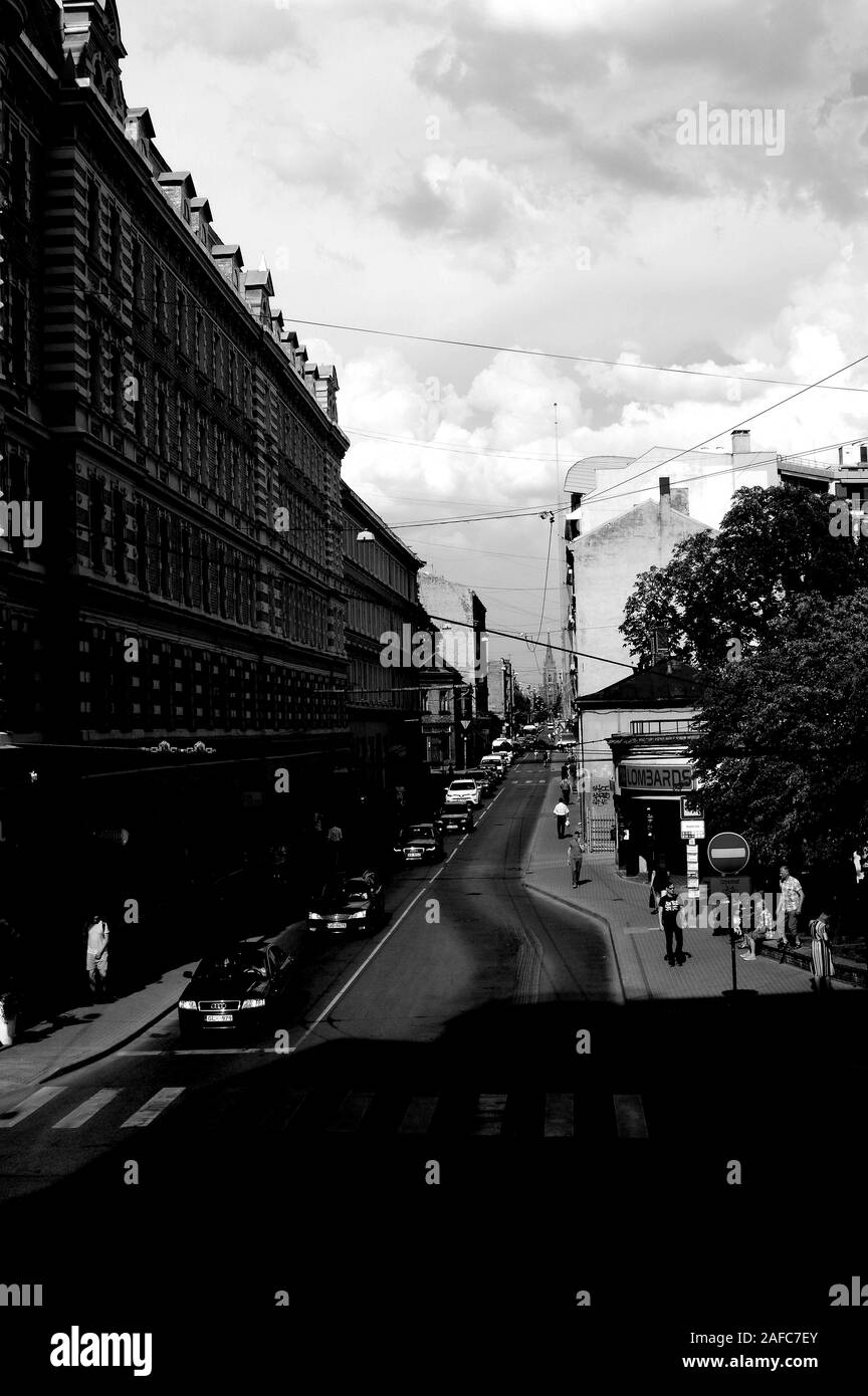 Beautiful architecture in the Latvia, Baltic states Stock Photo Alamy