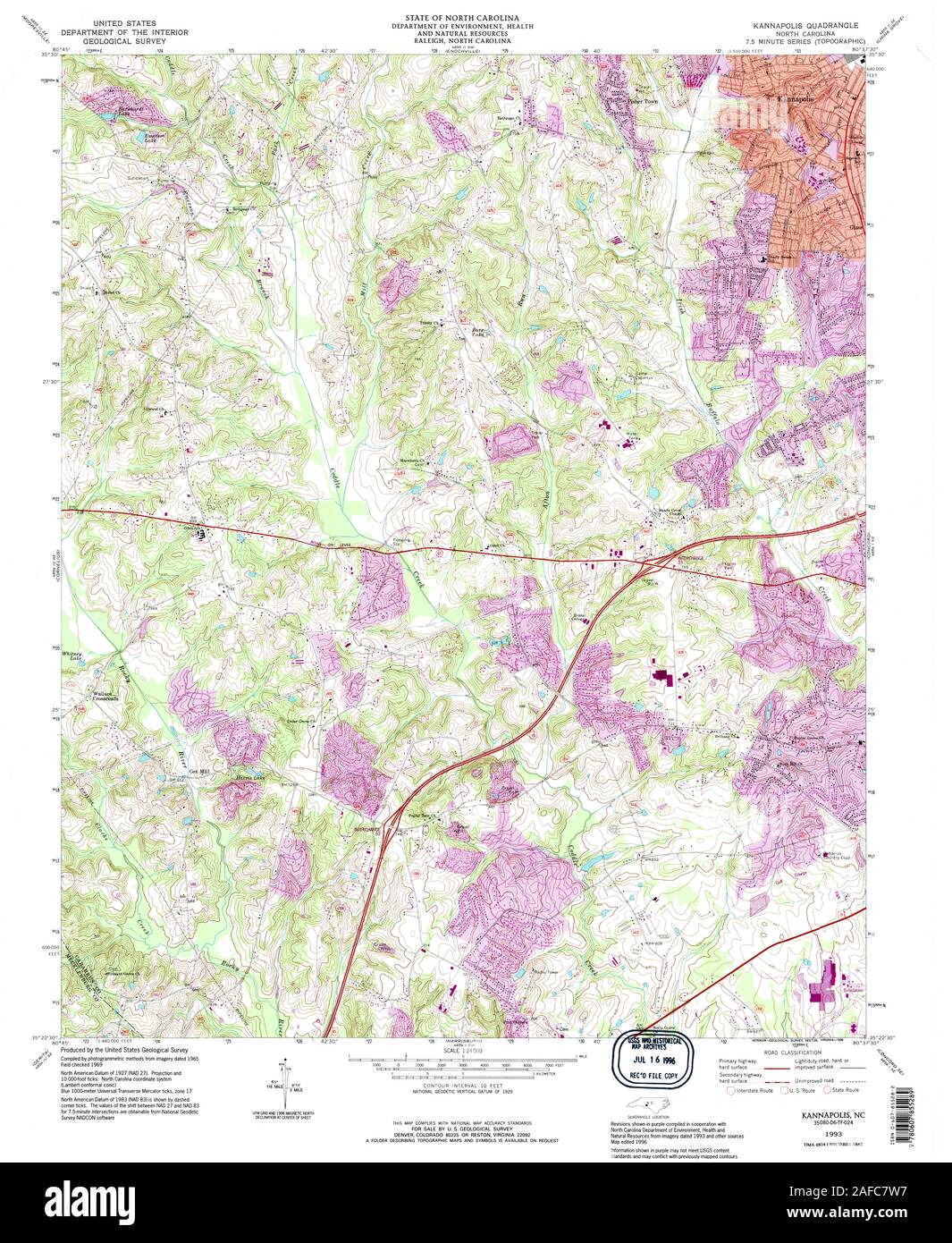 Map of kannapolis hires stock photography and images Alamy