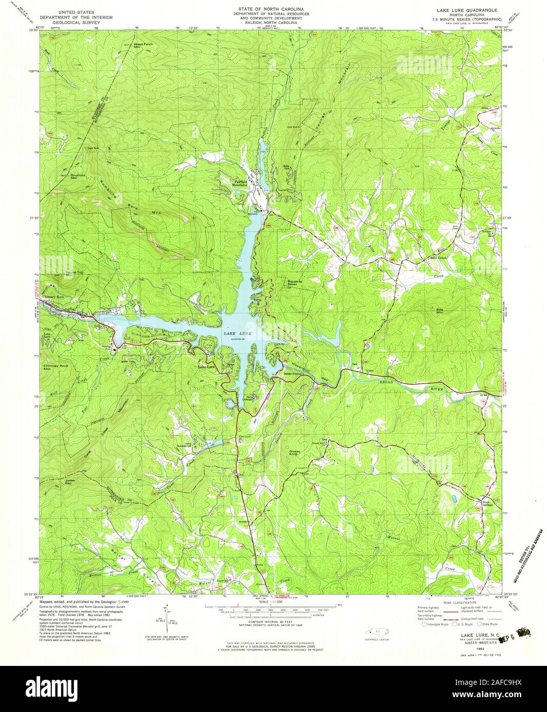 Lake lure nc hires stock photography and images Alamy