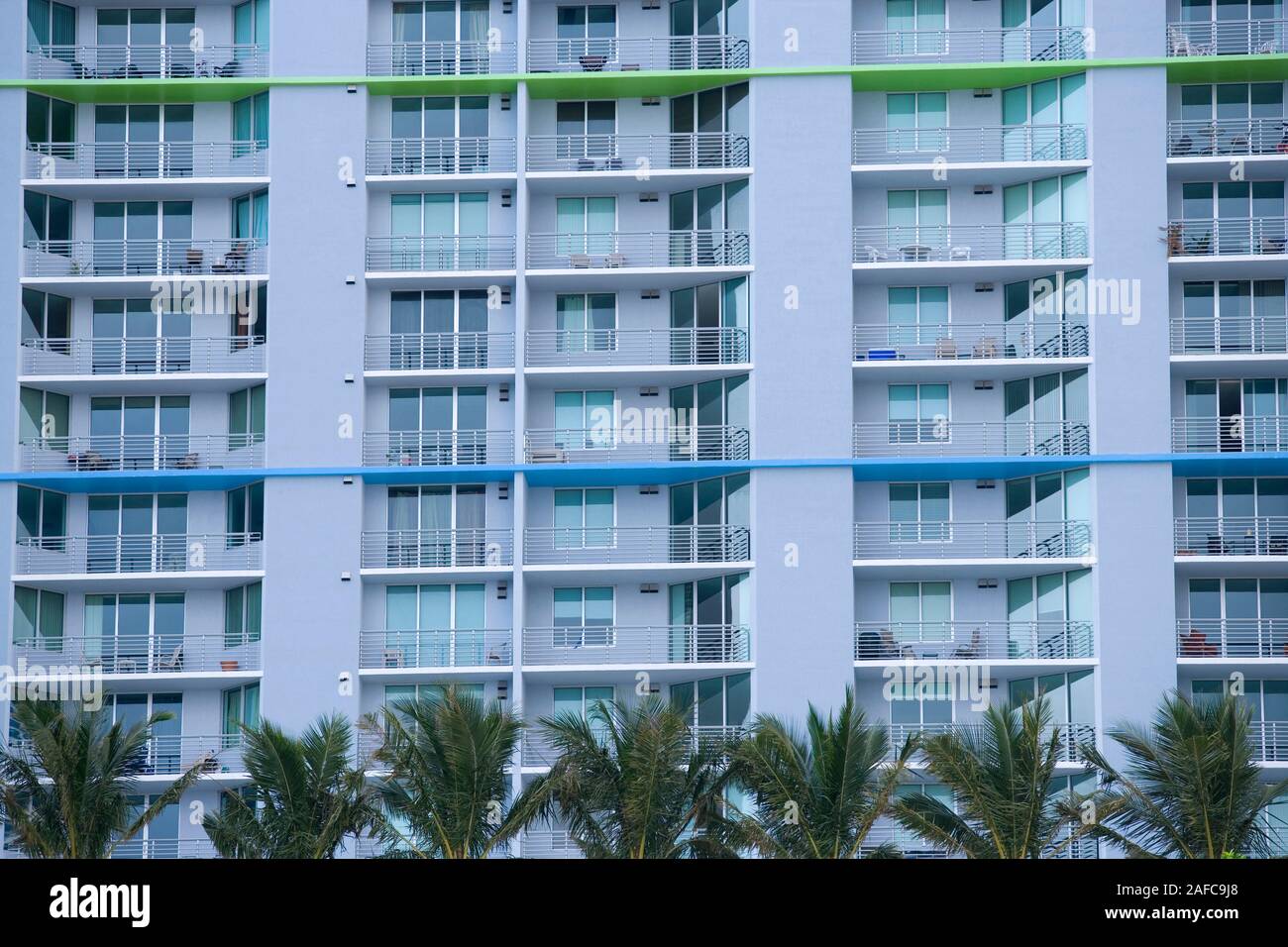 Building exterior in Miami, Florida Stock Photo