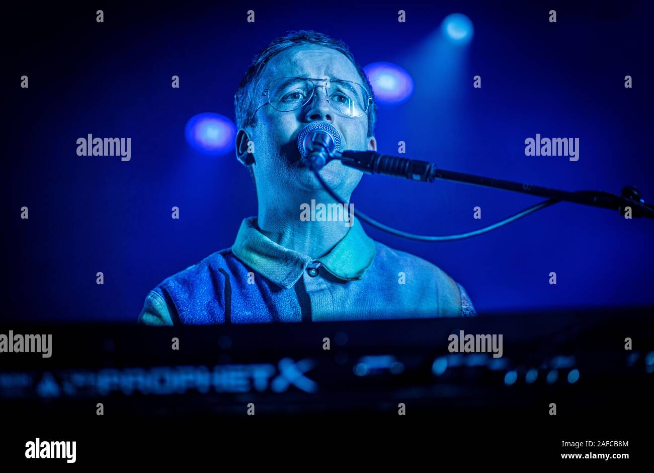 Copenhagen, Denmark. 12th, December 2019. The British electronic music ...