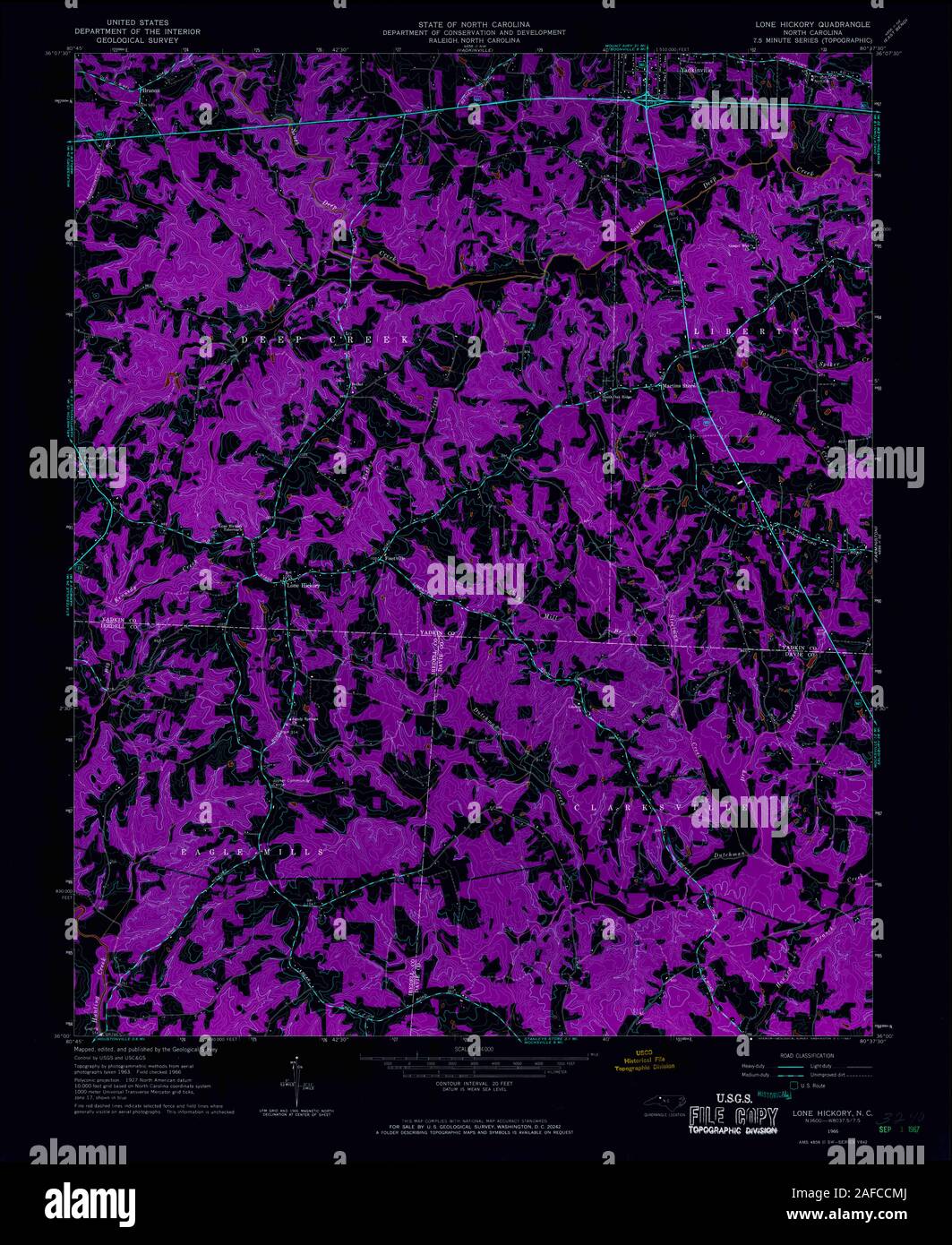 Map of hickory north carolina hires stock photography and images Alamy