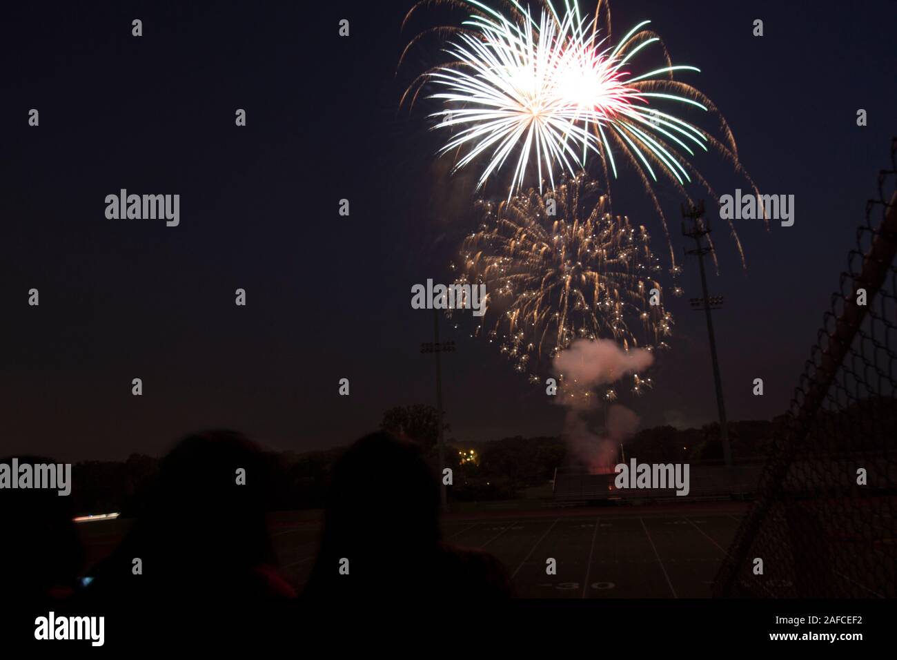 Fireworks, Worthington, Ohio Stock Photo Alamy
