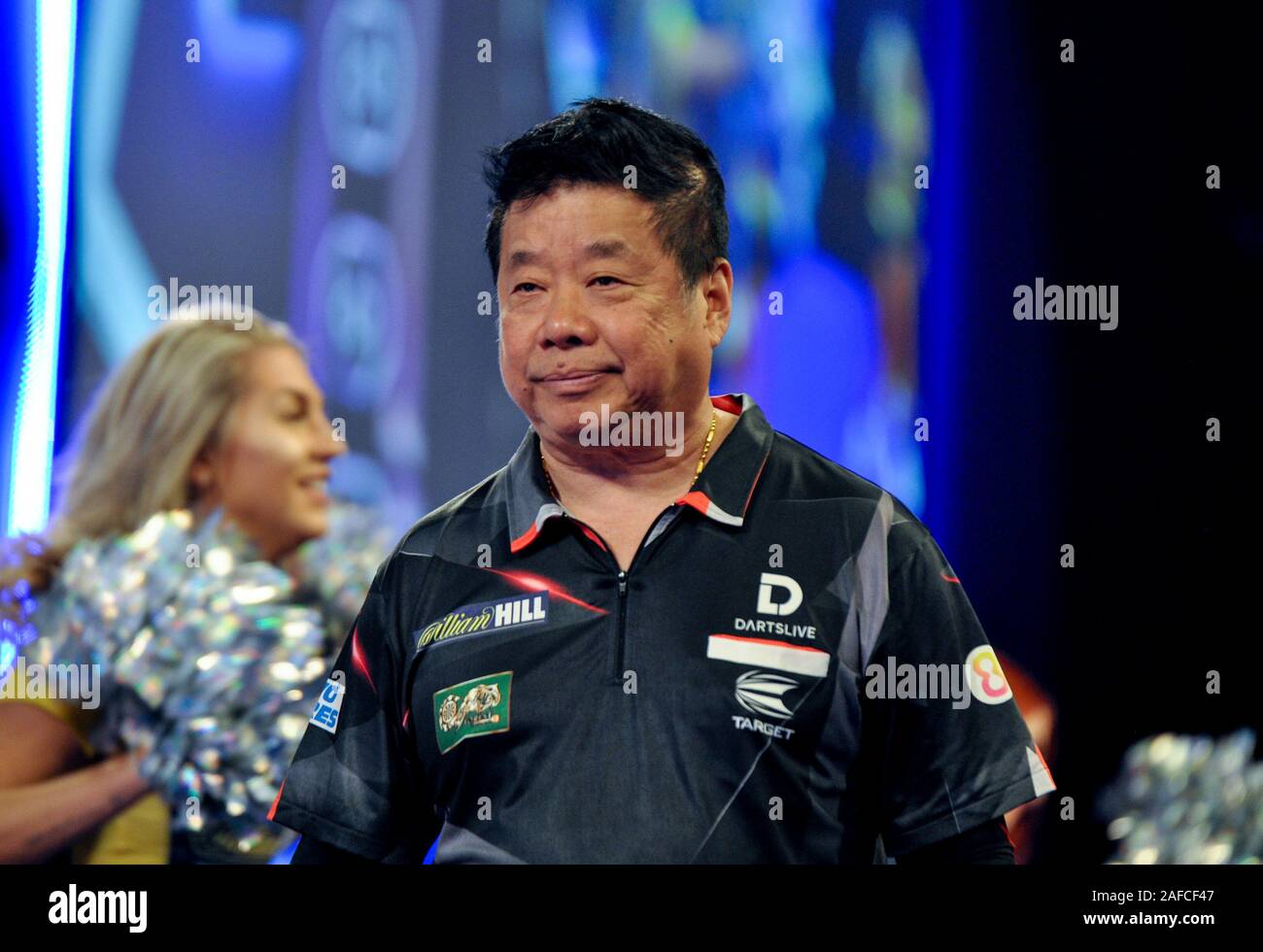 fraktion Ham selv Og så videre 14 december 2019 London, Great Britain William Hill World Darts  Championship Paul Lim during day 2 of the William Hill World Darts  Championship of darts at Alexandra Palace (Ally Pally) in Londen