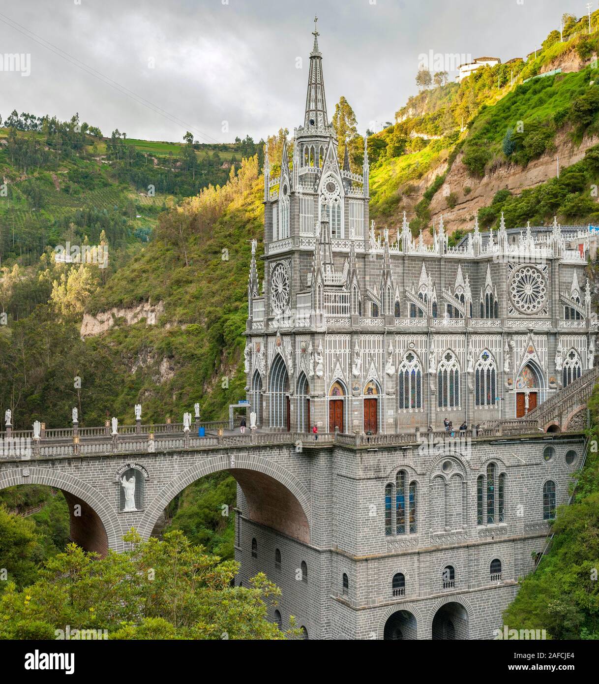 The Las Lajas Sanctuary (Santuario de Las Lajas) near Ipiales in Colombia  Stock Photo - Alamy