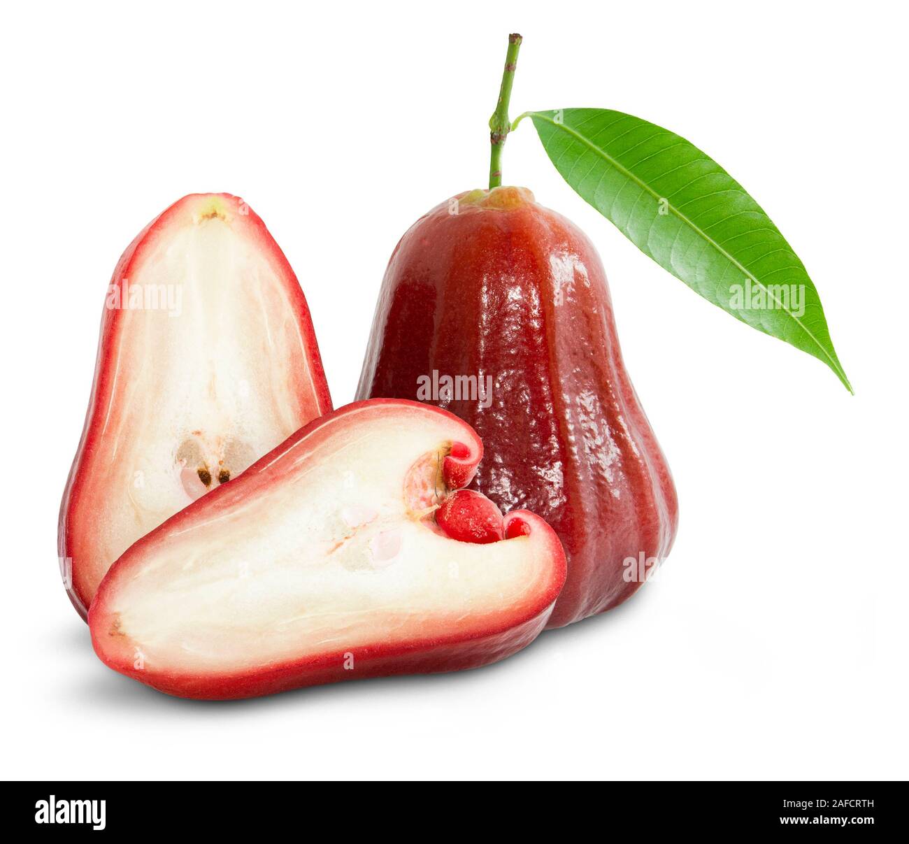Rose apples or chomphu isolated on white with clipping path Stock Photo ...