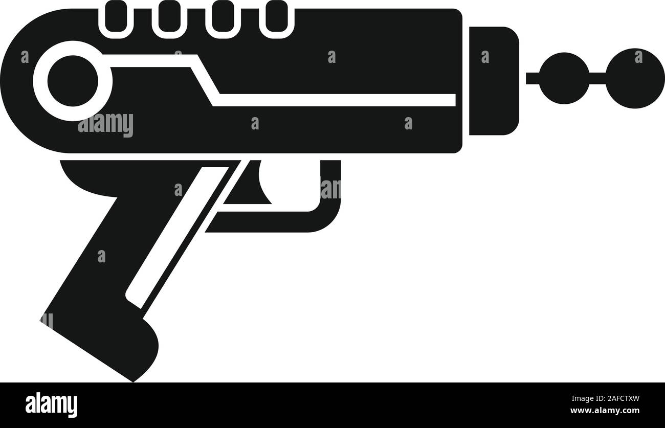 Ray blaster icon. Simple illustration of ray blaster vector icon for ...