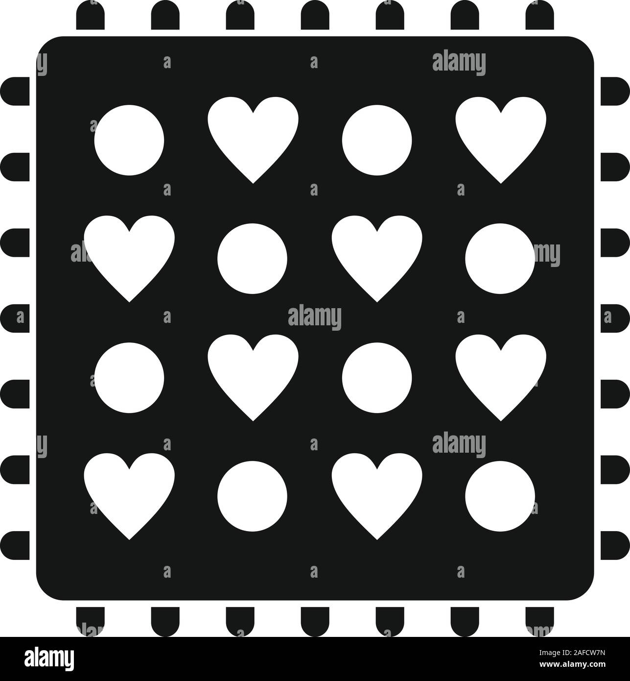 Fabric feature icon. Simple illustration of fabric feature vector icon ...
