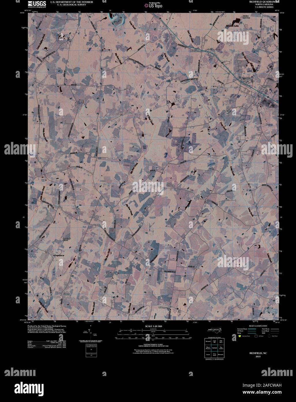 Map of richfield hires stock photography and images Alamy