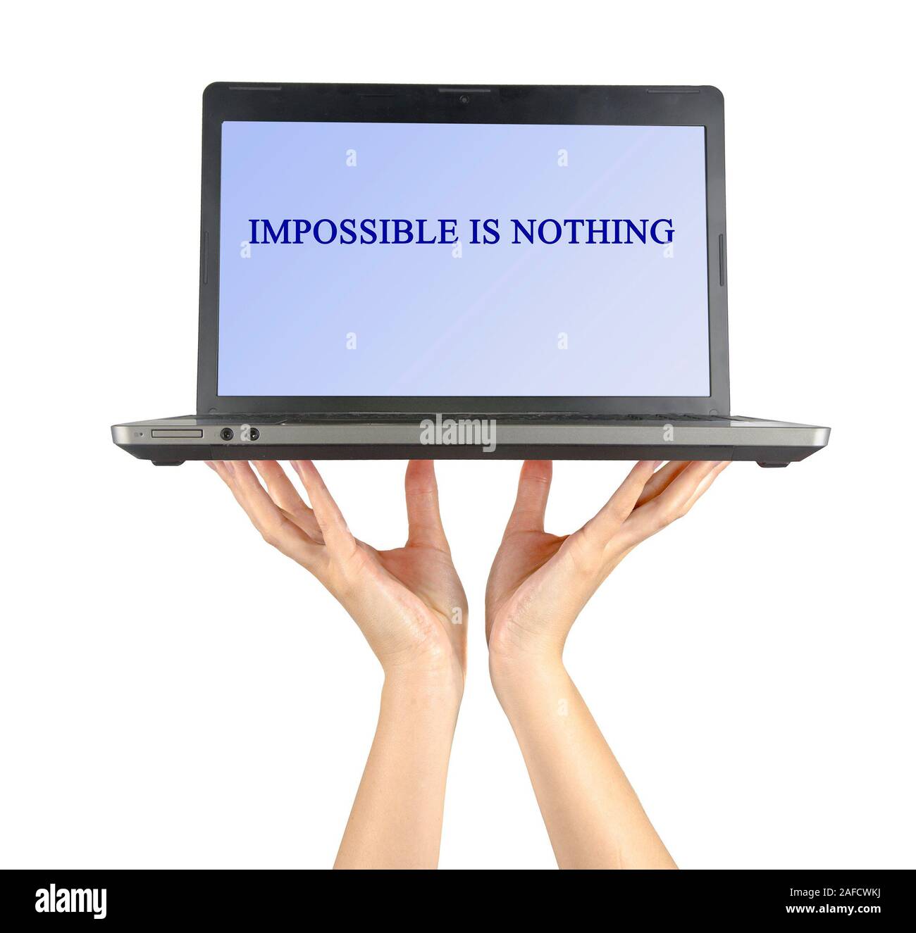 Impossible is nothing Stock Photo