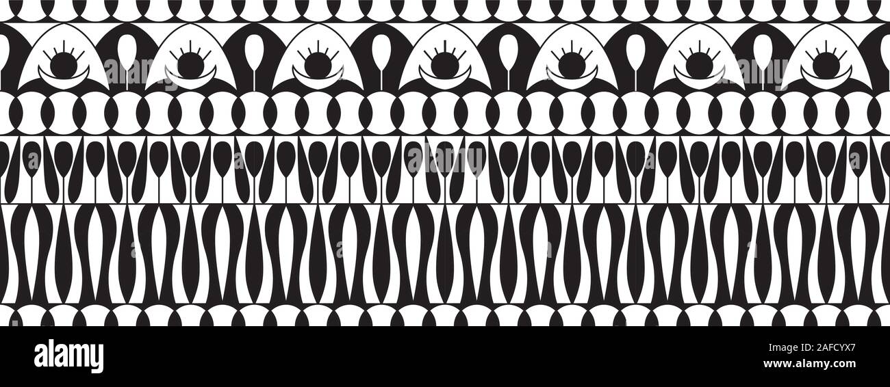 Geometric folklore ornament. Ethnic vector texture. Seamless striped ...
