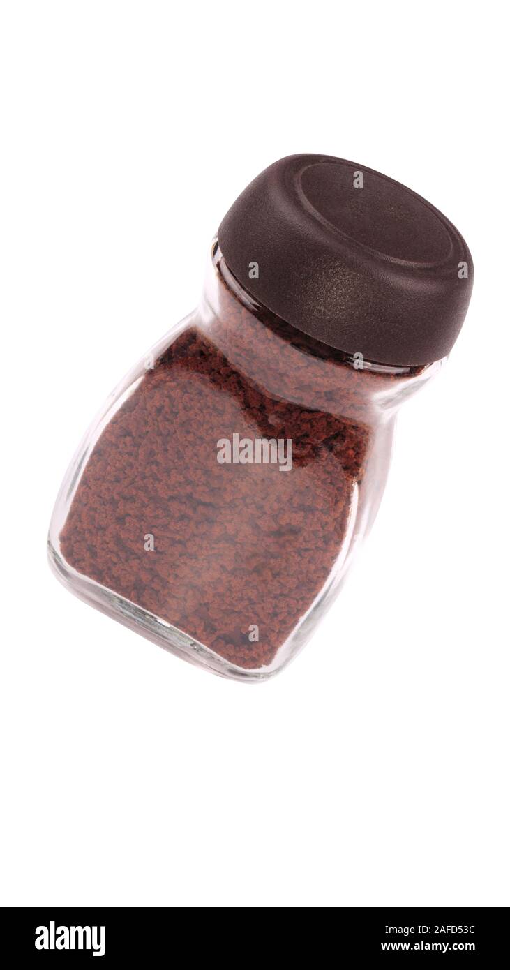 Jar of Instant Coffee Isolated Stock Photo Alamy