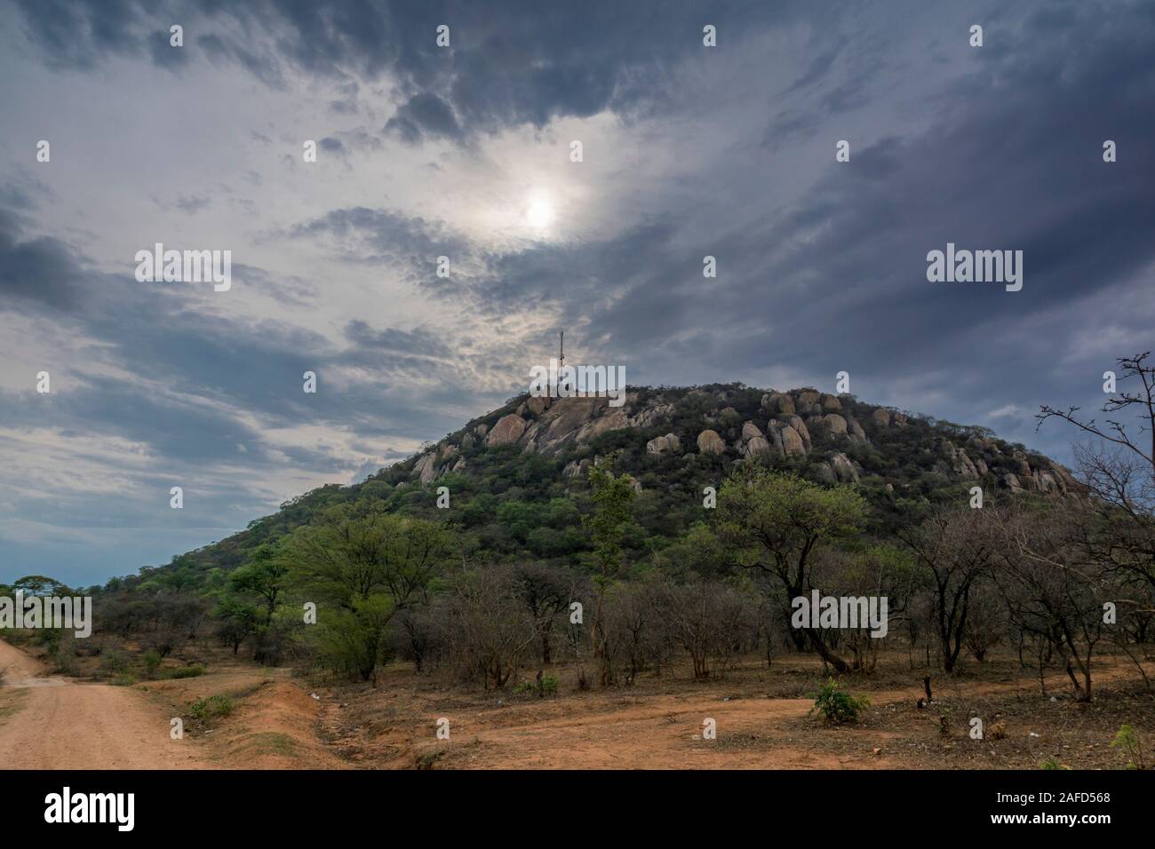 PZimbabwe. Dzapasi Assembly point (AP Foxtrot) national monument, at the site of the largest guerilla assembly point after the 1979 ceasefire between the Zimbabwe-Rhodesia government and the ZANLA and ZIPRA guerilla movements. Stock Photo