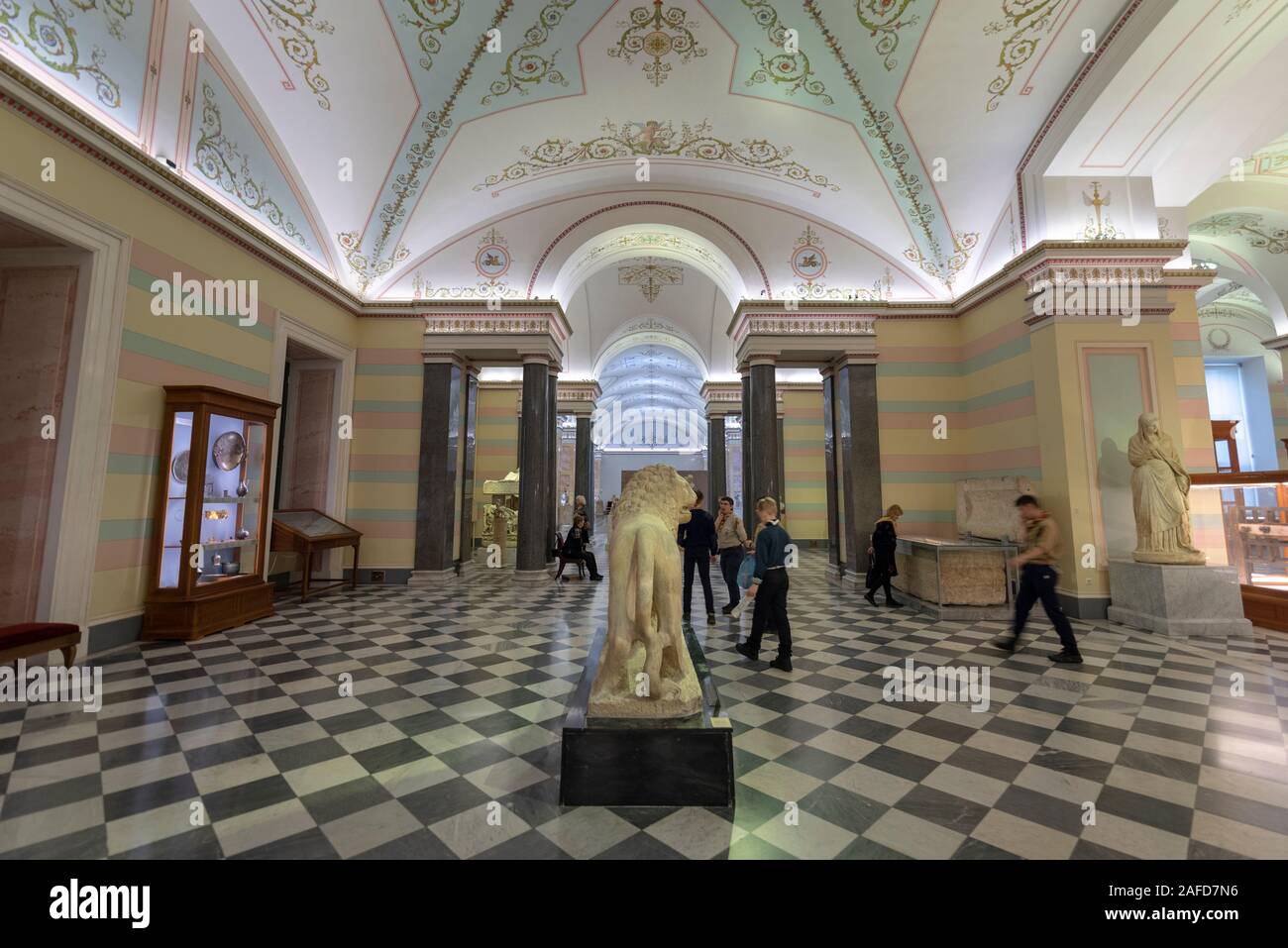 Inside Interior Of The Hermitage Russian State Museum Amazing