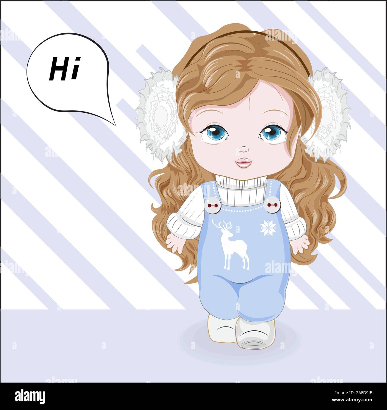 white sweater baby girl