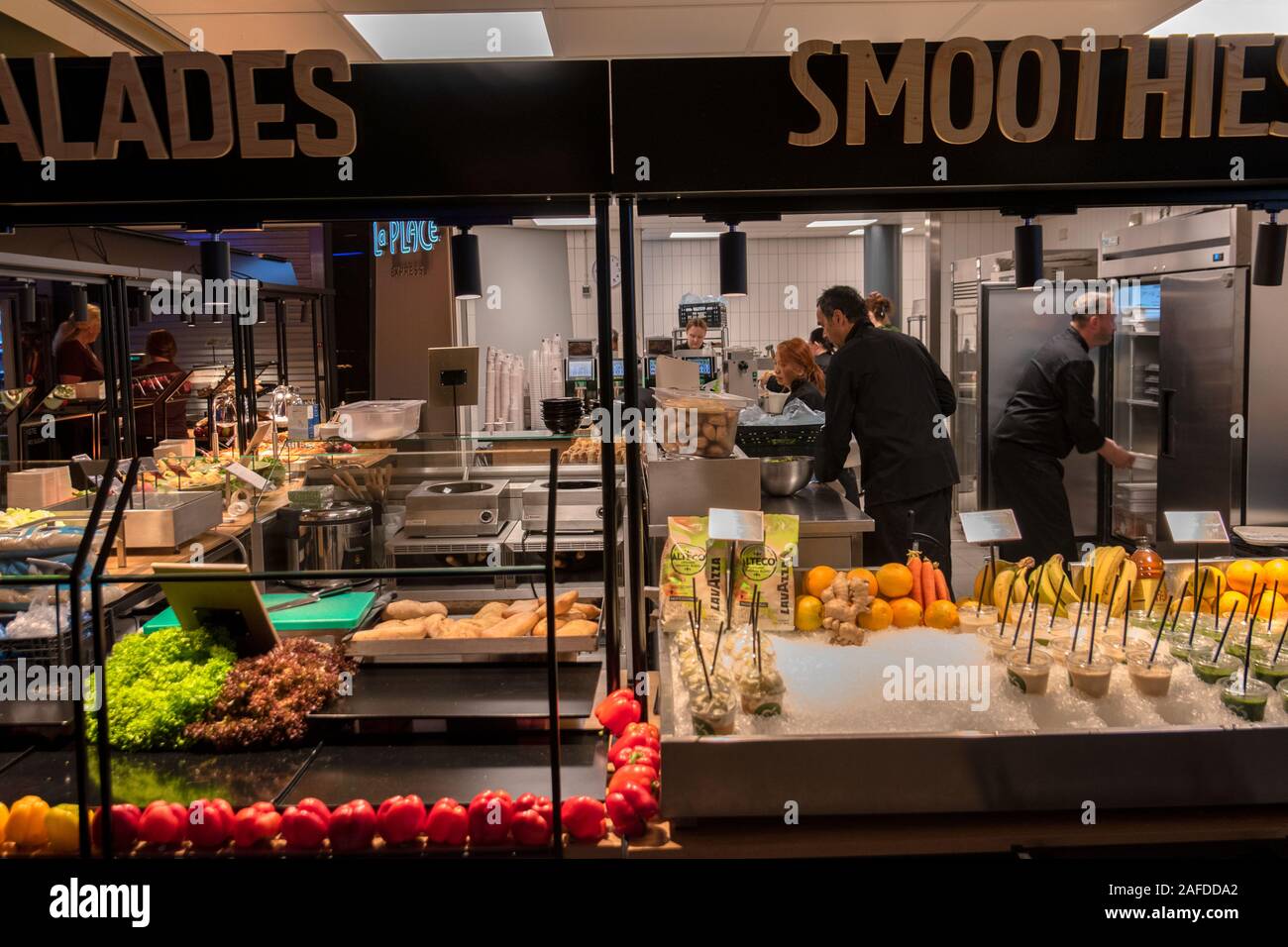 Inside The Restaurant La Place Kitchen The Rai Complex At Amsterdam The