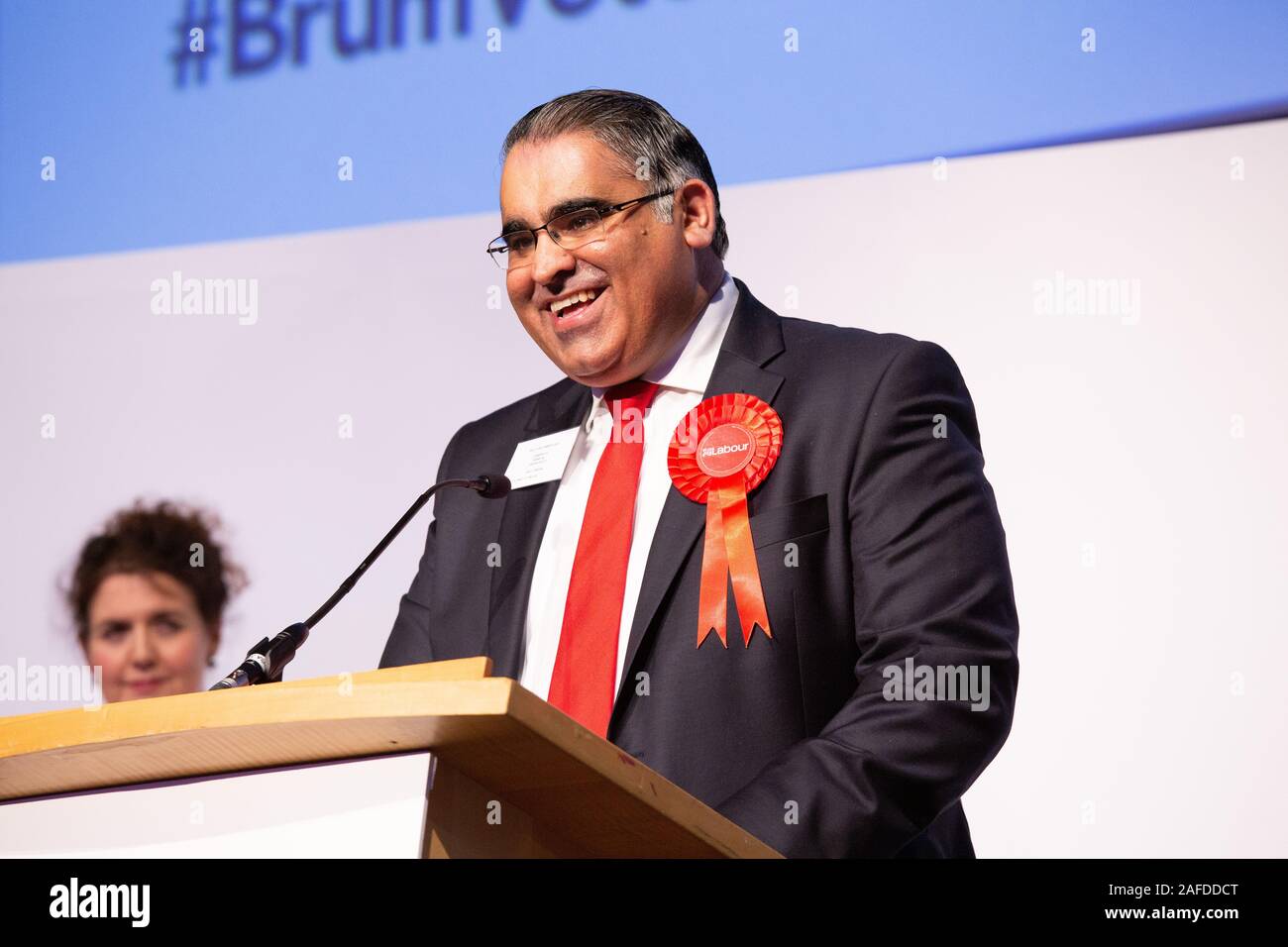 Pictured MP Tahir Ali after winning the Hall Green Birmingham seat at the 2019 general election. Tahir replaced Roger Godsiff as the Labour candidate. Stock Photo