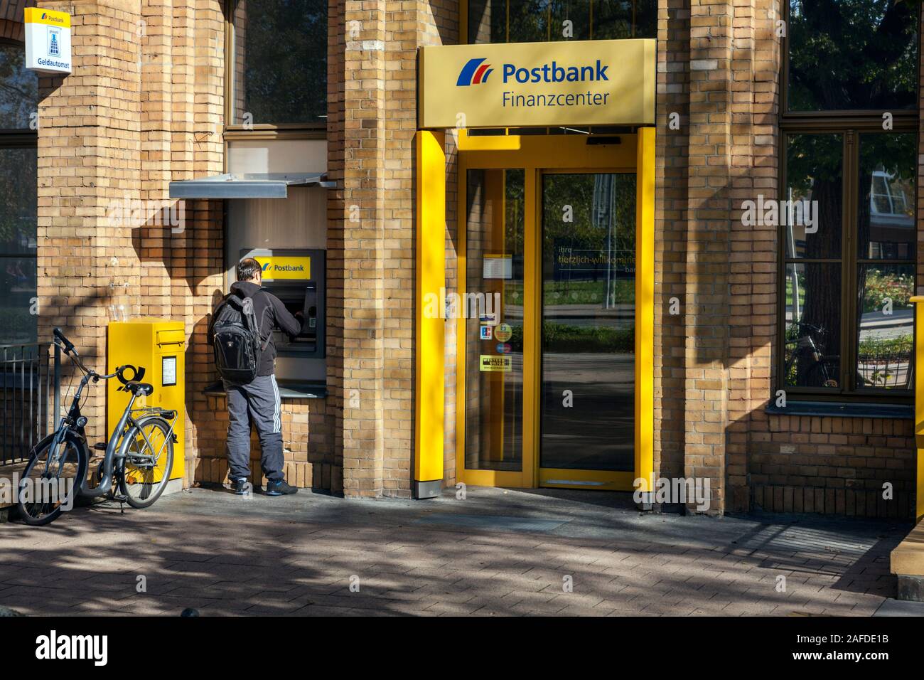 Post office of Merseburg Stock Photo