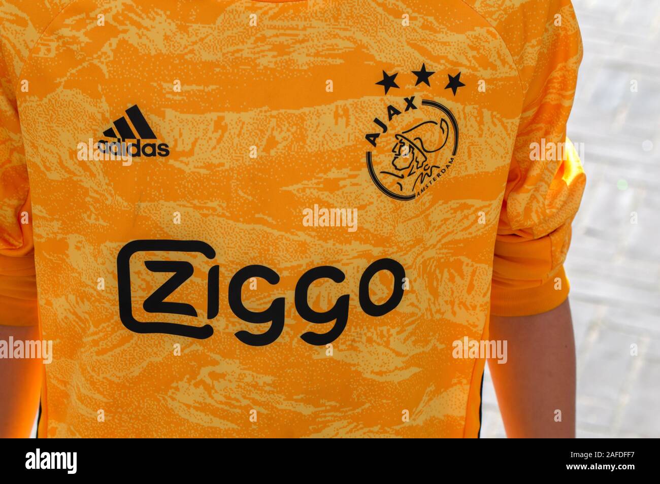 T-Shirt Ajax Goalkeeper At Amsterdam The Netherlands 2019 Stock Photo -  Alamy