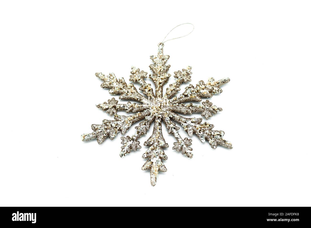 christmas decoration golden stars isolated on white background Stock ...
